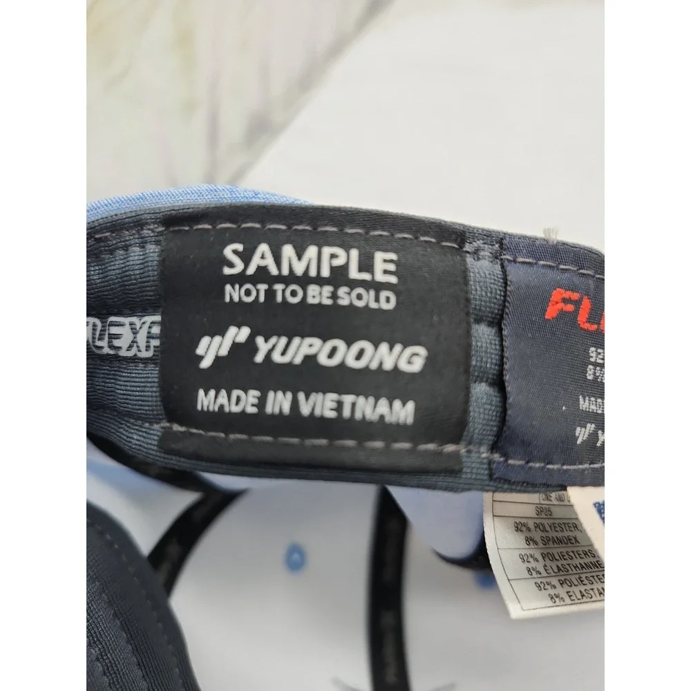 HURLEY M H20 DRI ONE & ONLY  Hat Cap Men BLUE  FLEX FIT L/XL